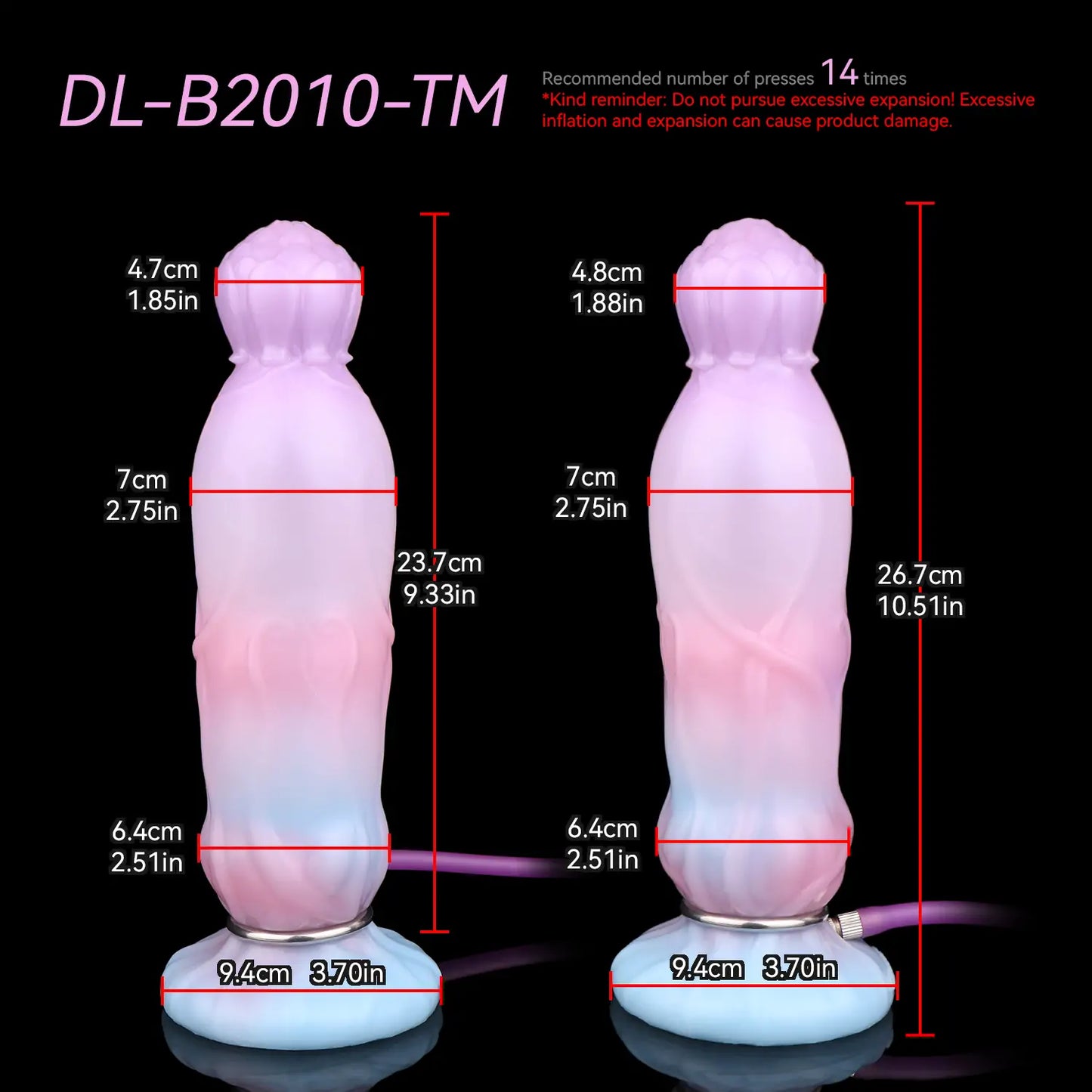 Monster Knot Inflatable Fantasy Dildo