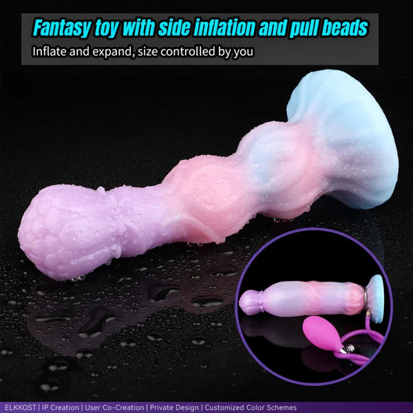 Monster Knot Inflatable Fantasy Dildo