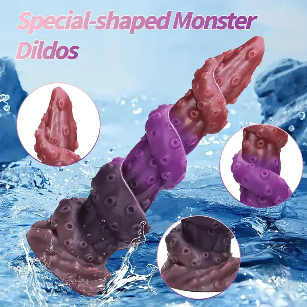 Monster Octopus Entangling Dildo 8.6 Inches