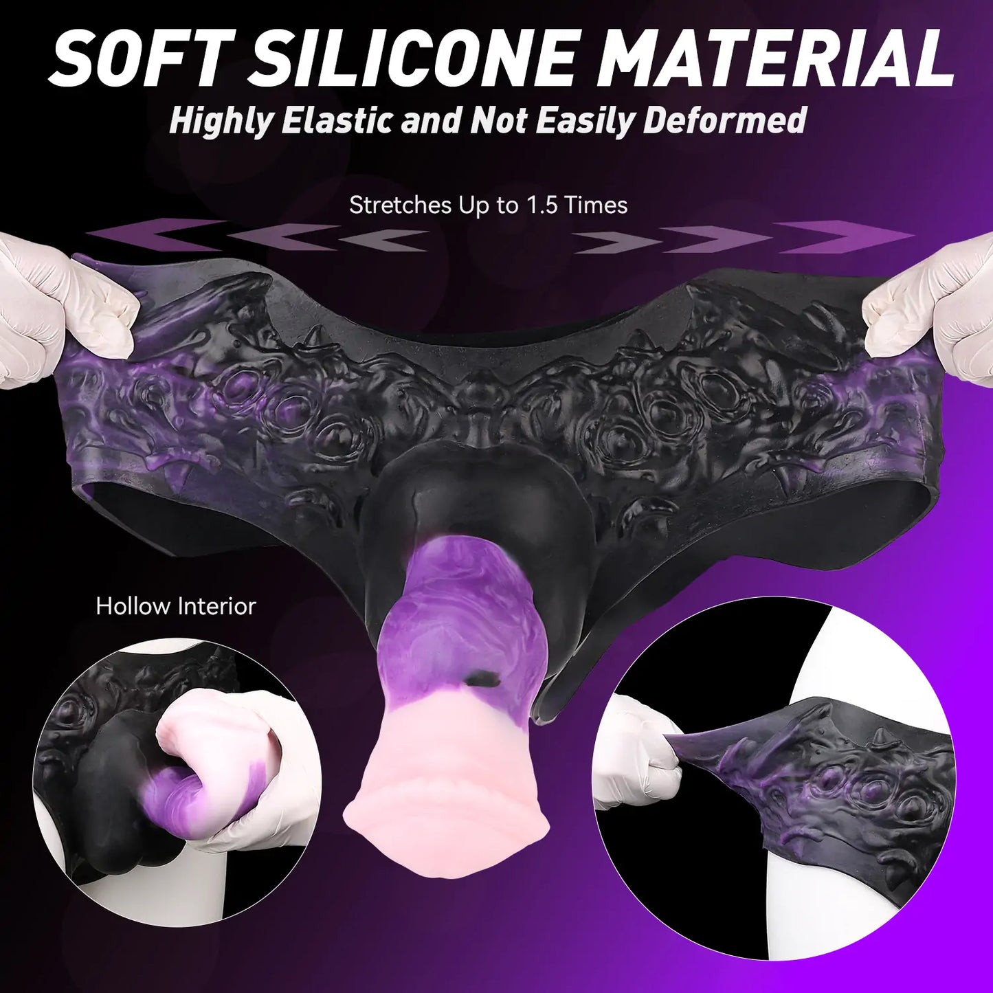 Monster Strap-On Hollow Dildo Pants