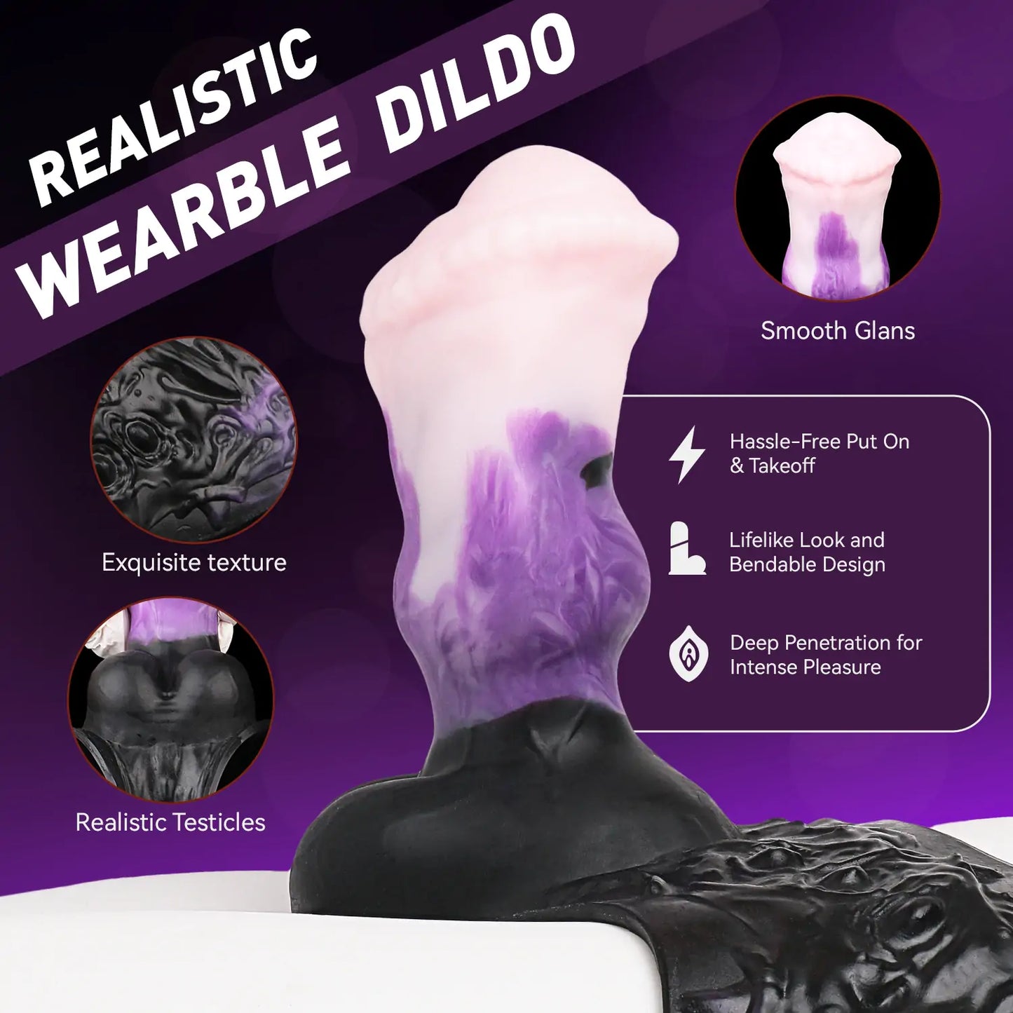 Monster Strap-On Hollow Dildo Pants