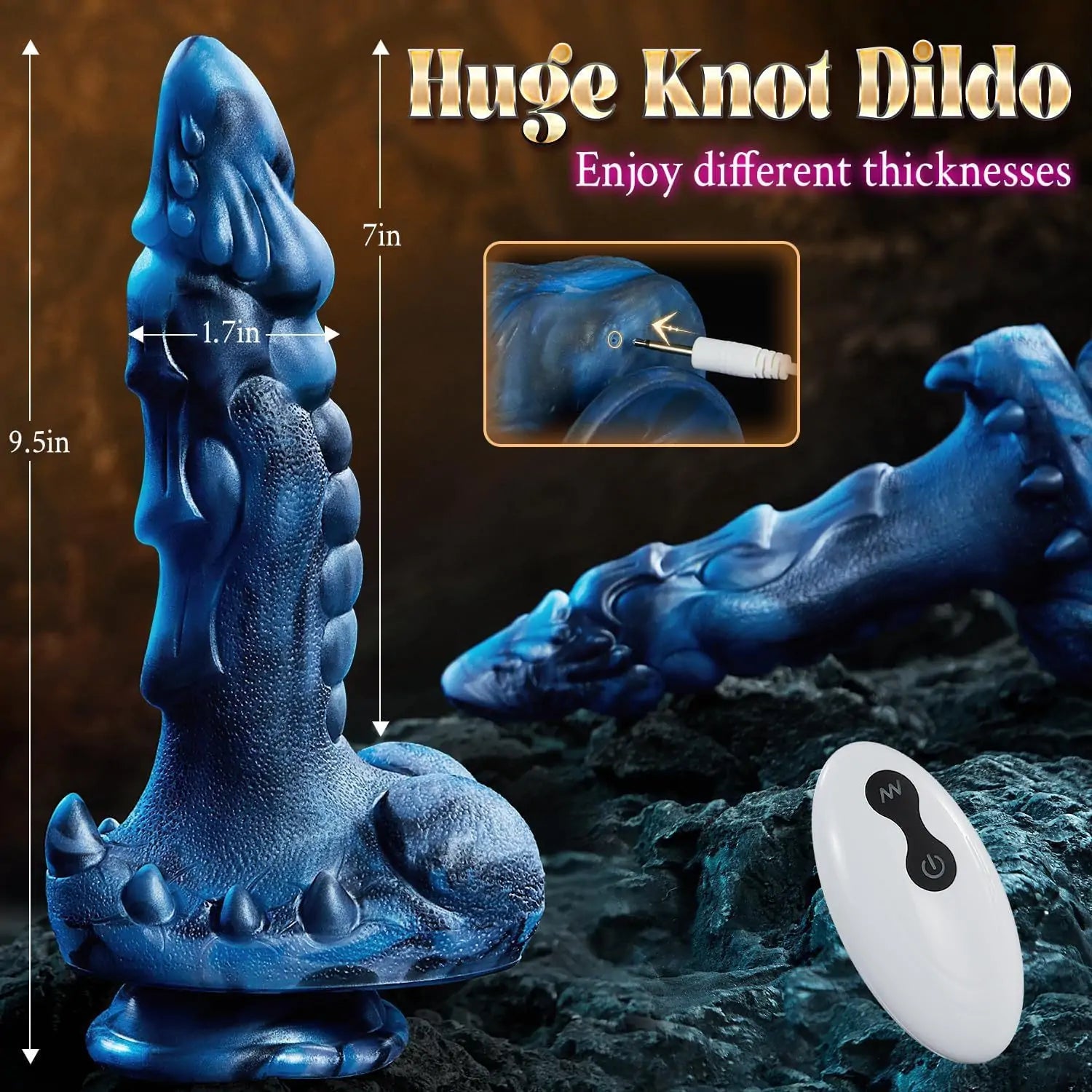 Monster Thrusting Dragon Dildo 9.5 Inches anesidora Monster Thrusting Dragon Dildo 9.5 Inches anesidora