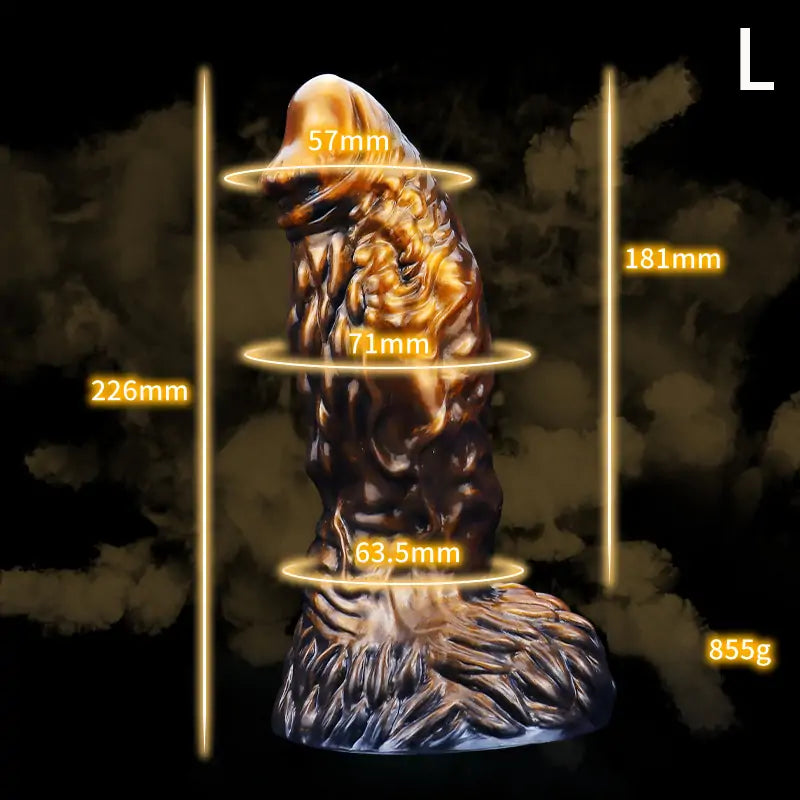 Monster Textured Dildo - 3 Sizes