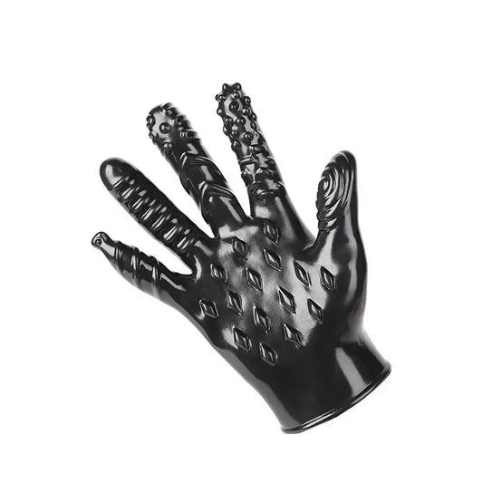 Multi-Textured Fisting Gloves Latex Design with Vibration
