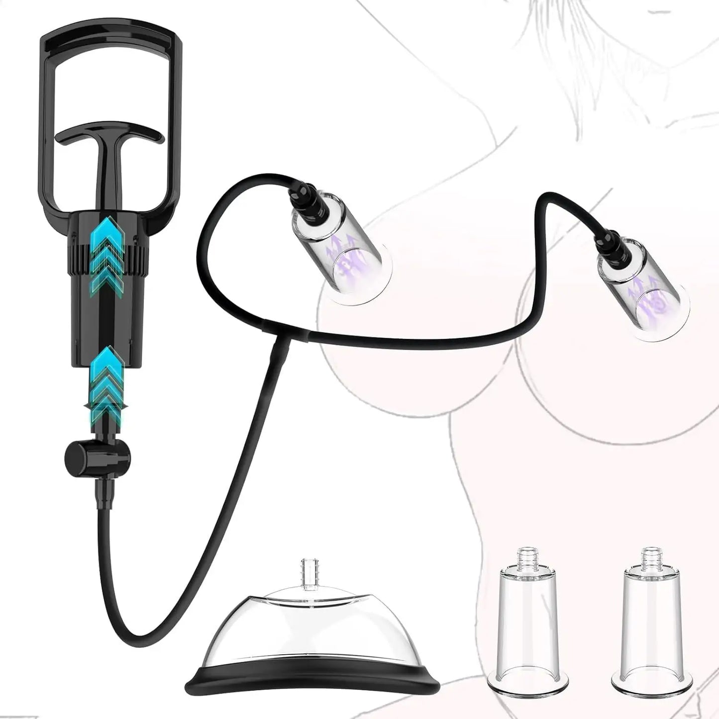 Muscle Nips Dual Suction Pump Kit