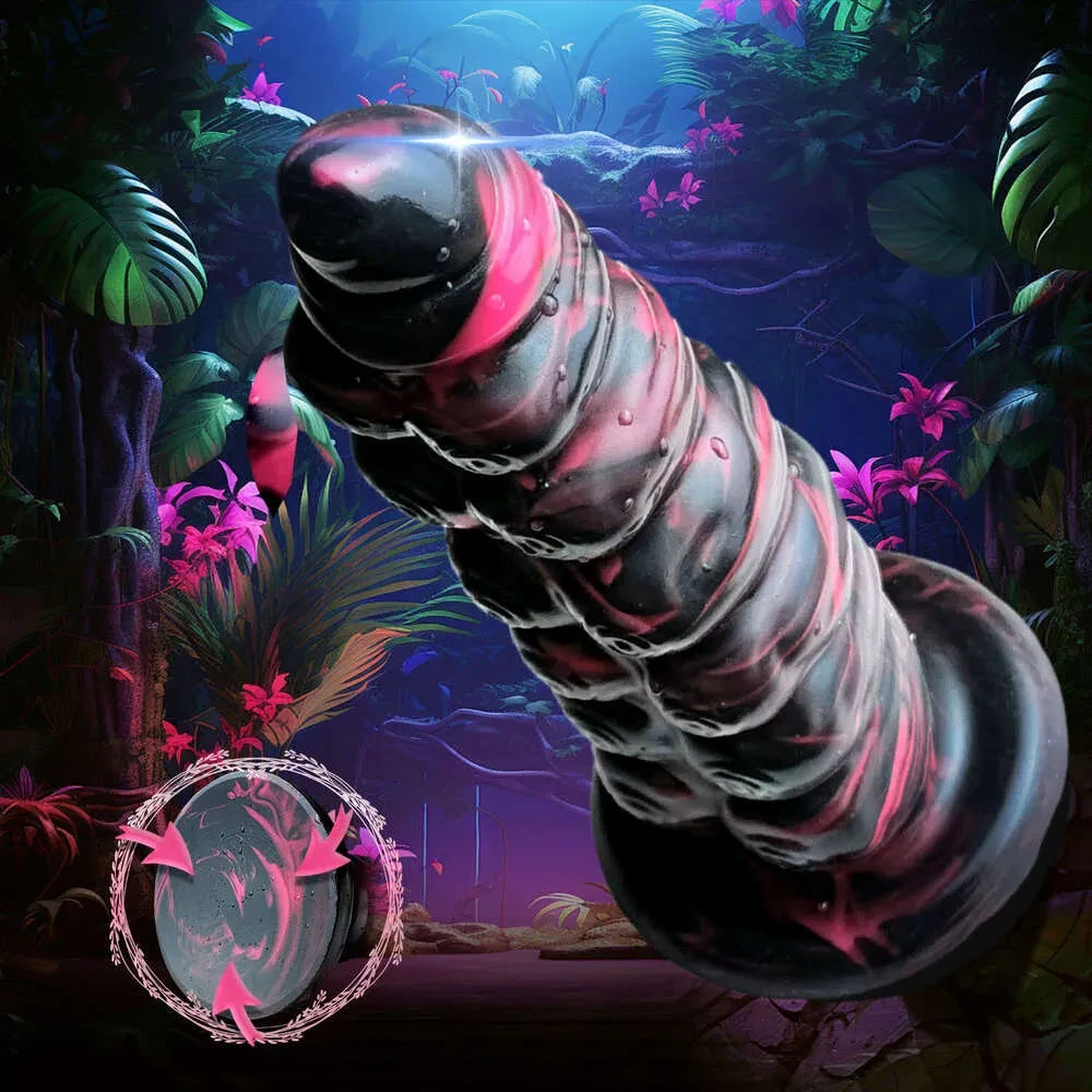 Mutant Caterpillar - Fantasy Knot Dildo 8.7 Inches