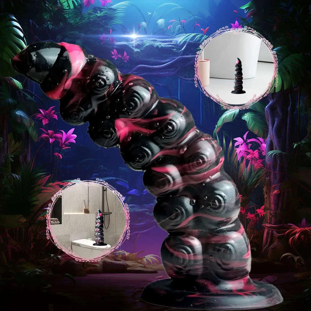 Mutant Caterpillar - Fantasy Knot Dildo 8.7 Inches