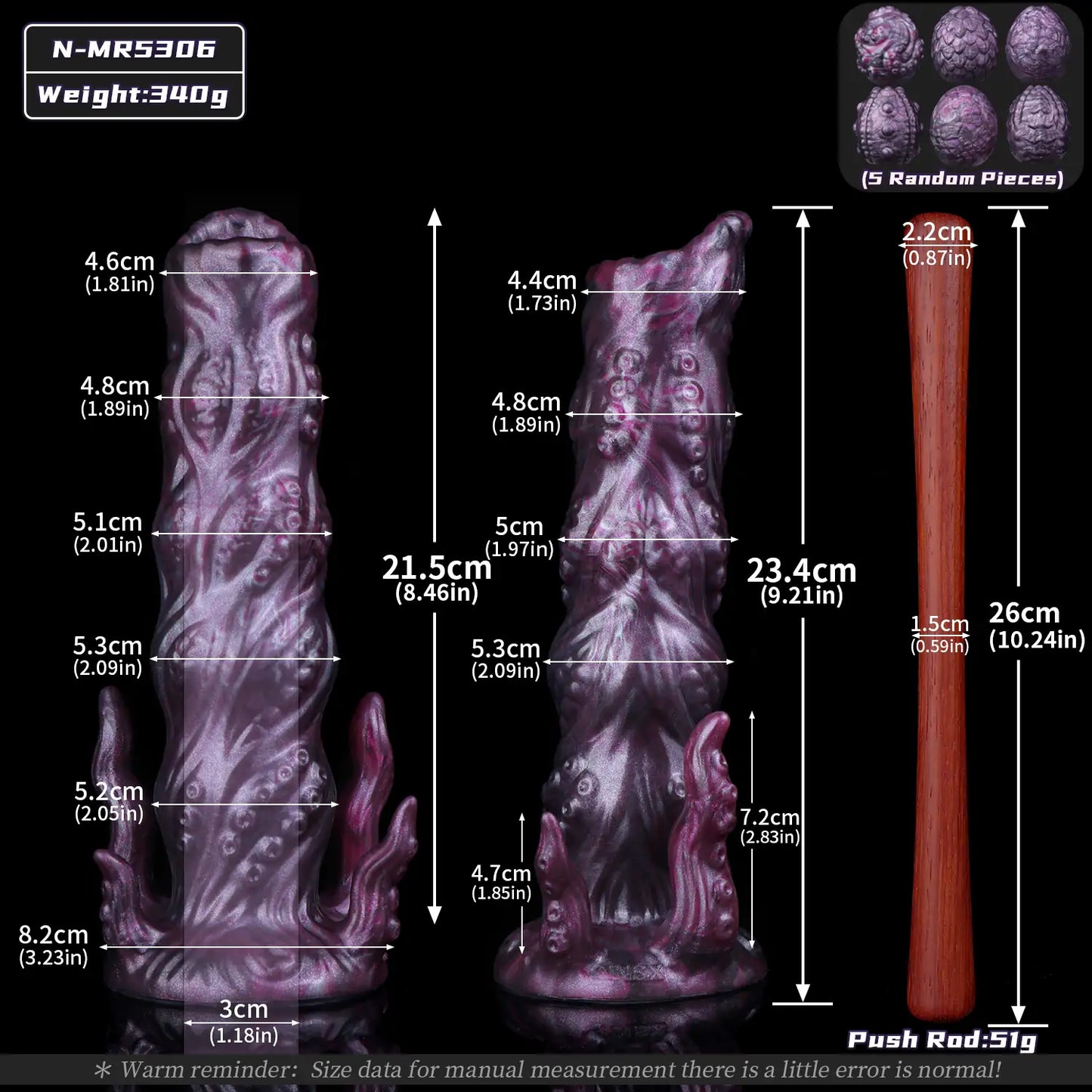 Alien Monster Ovipositor Dildo - 10 Style