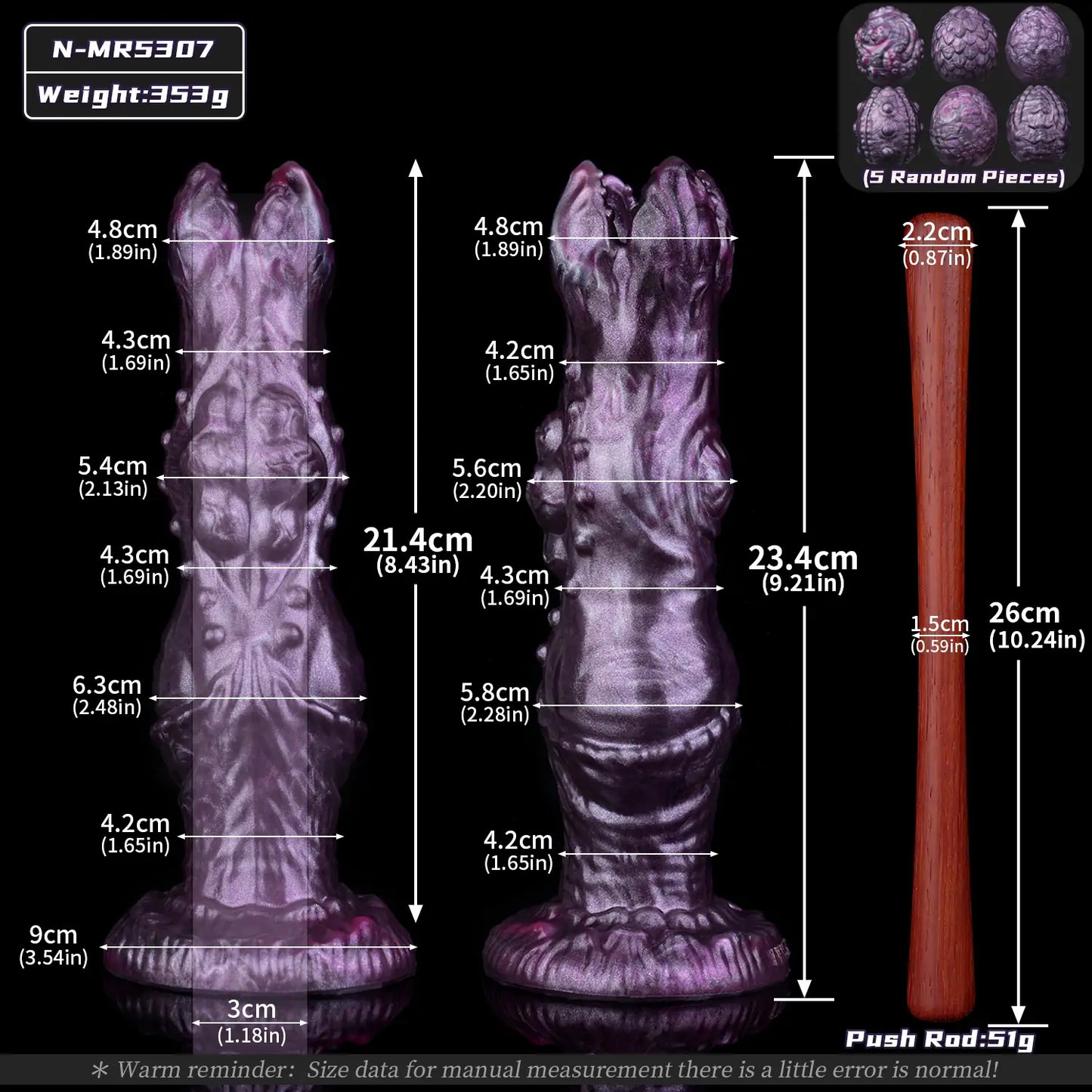 Alien Monster Ovipositor Dildo - 10 Style