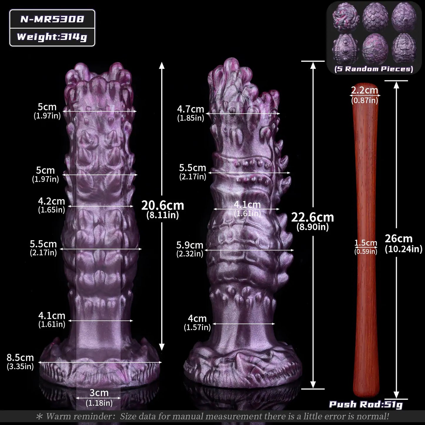 Alien Monster Ovipositor Dildo - 10 Style