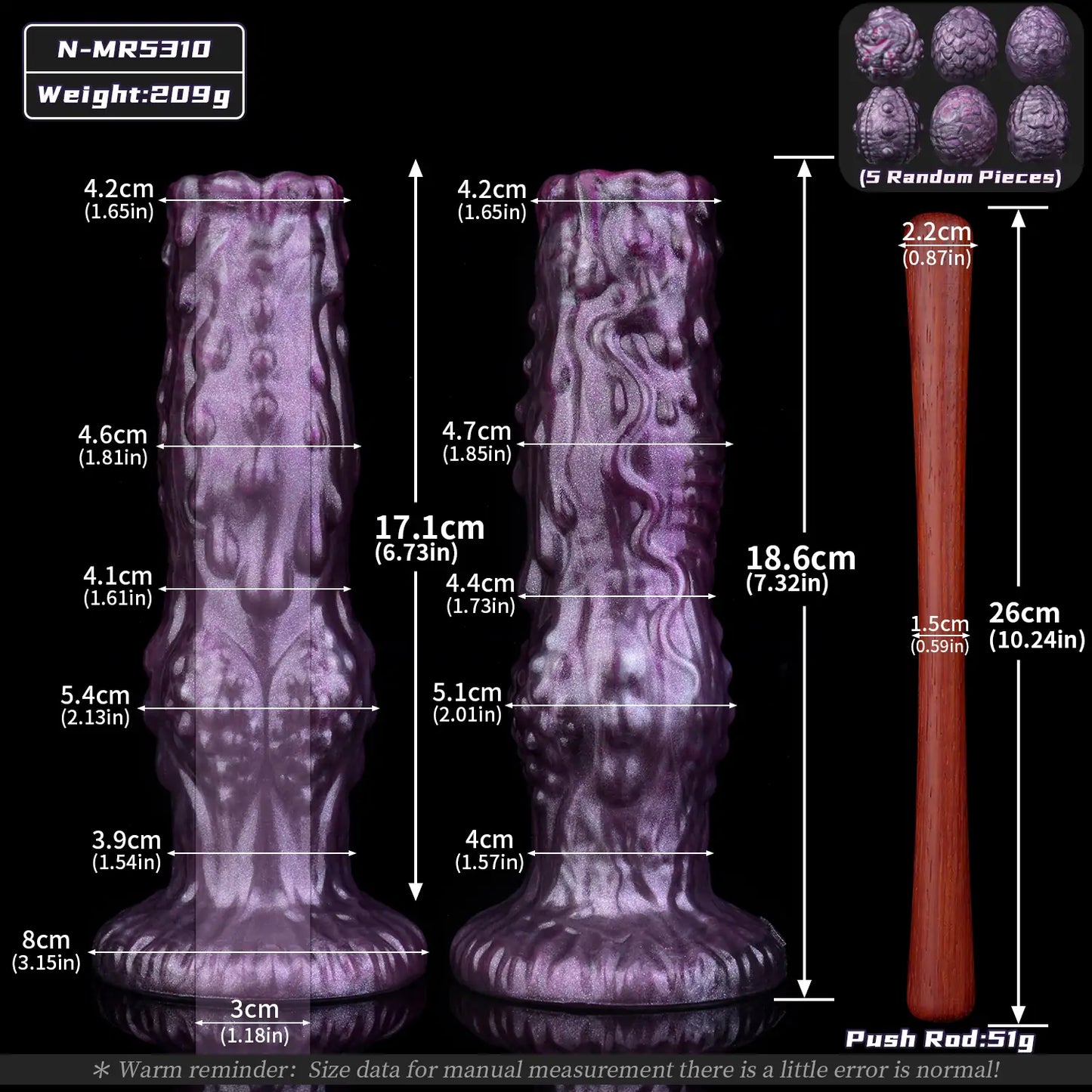 Alien Monster Ovipositor Dildo - 10 Style