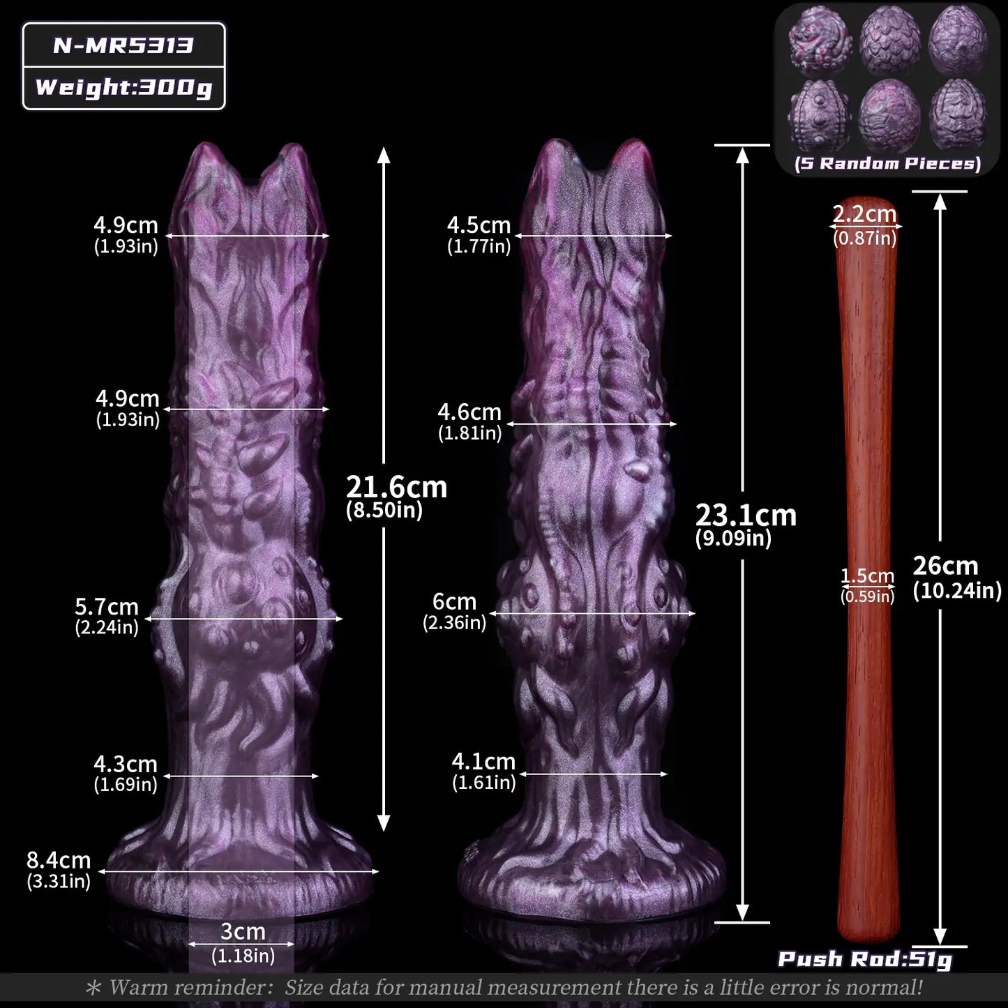 Alien Monster Ovipositor Dildo - 10 Style