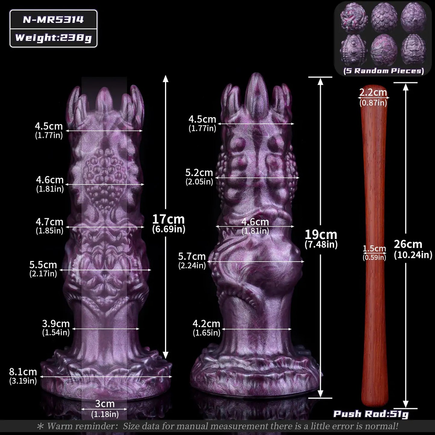 Alien Monster Ovipositor Dildo - 10 Style