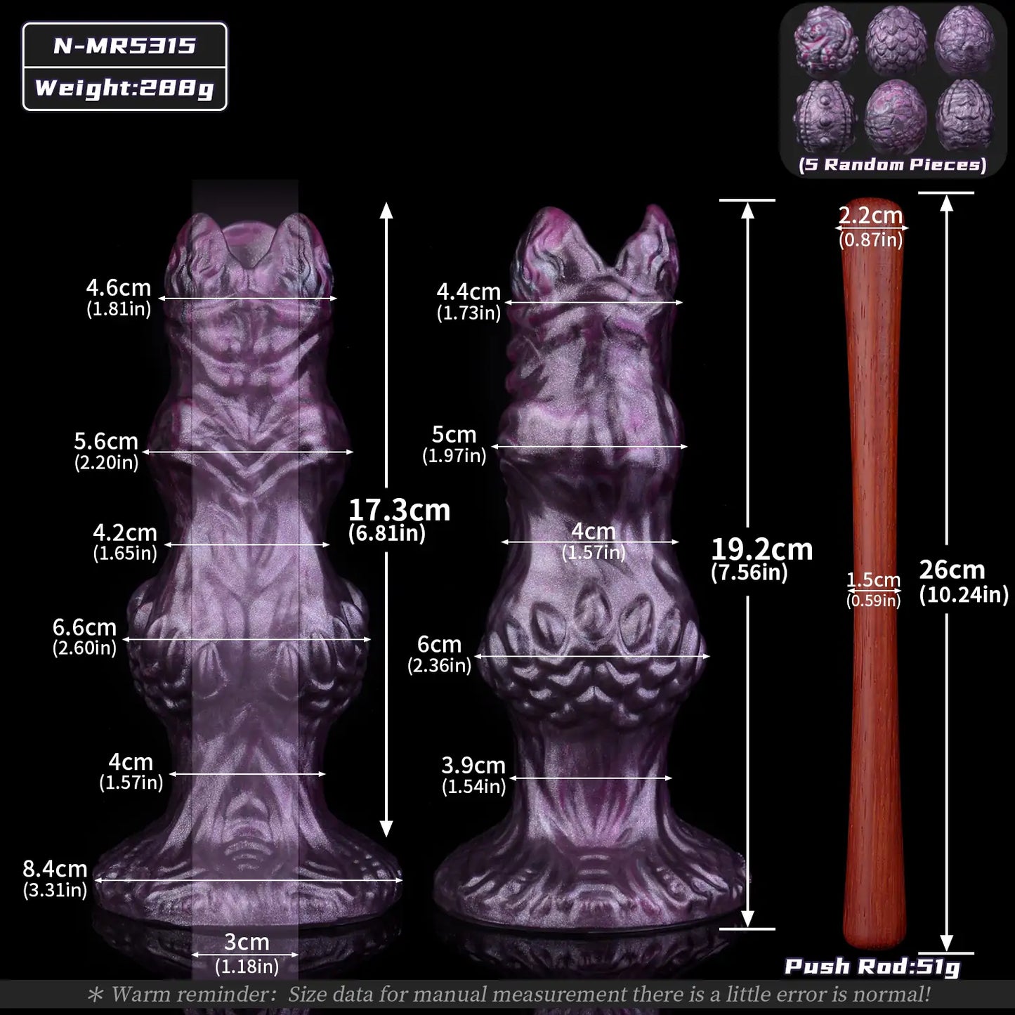 Alien Monster Ovipositor Dildo - 10 Style