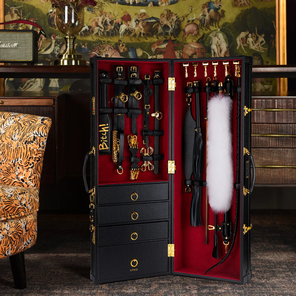 NUKO Luxury BDSM Leather Bondage Trunk Set