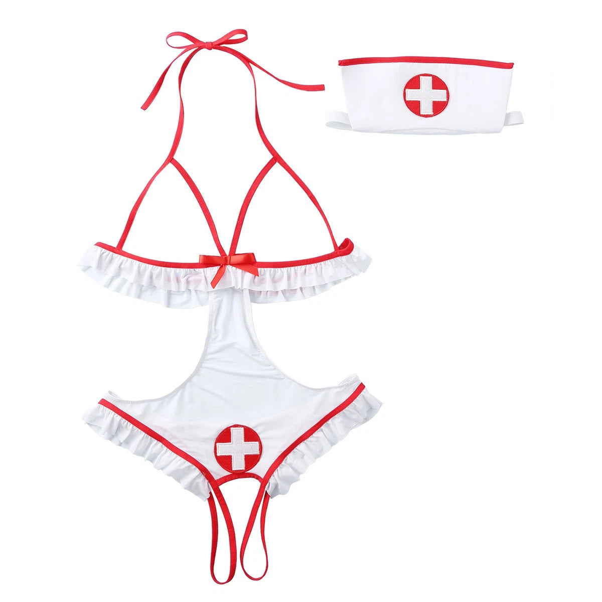 Naughty Nurse Roleplay Lingerie Set
