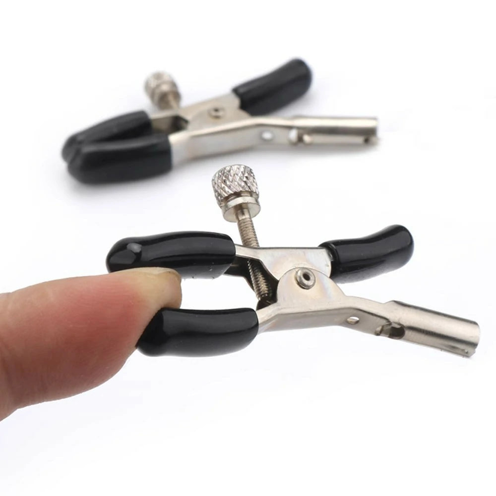 Nipple Clamps With Clit Clamp