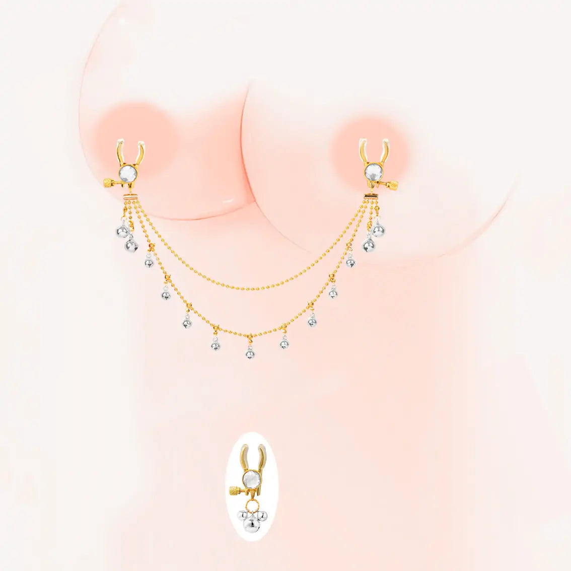 Nipple Clit Jewelry Clips with Tassels