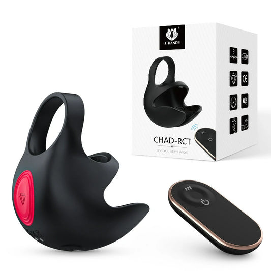 CHAS-RCT Remote Control Dual Vibrating Cock Ring