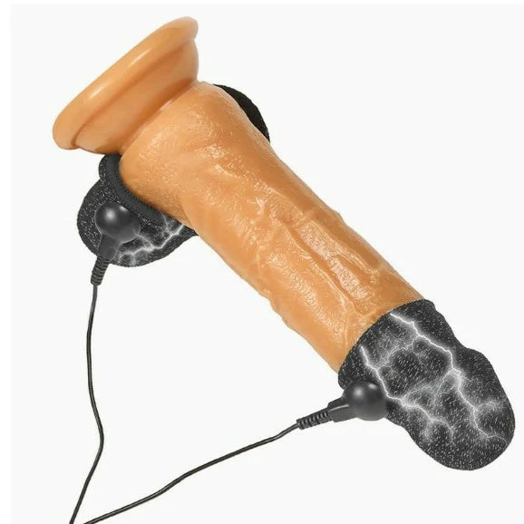 E-Stim Conductive Fiber Cock Ring & Stamina Trainer