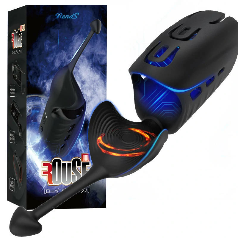 Sensual Pulse Apex Dual-Vibrating Male Masturbator