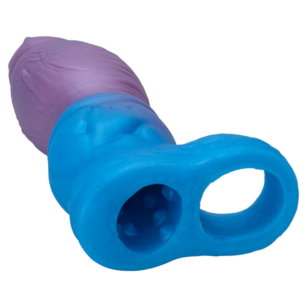 Diamond-Head Silicone Phallus Sleeve