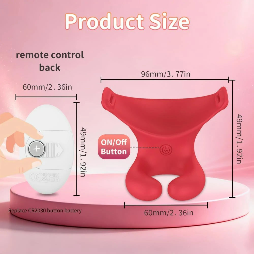 Wireless Remote Control Mouth Gag Egg Vibrator for Couples