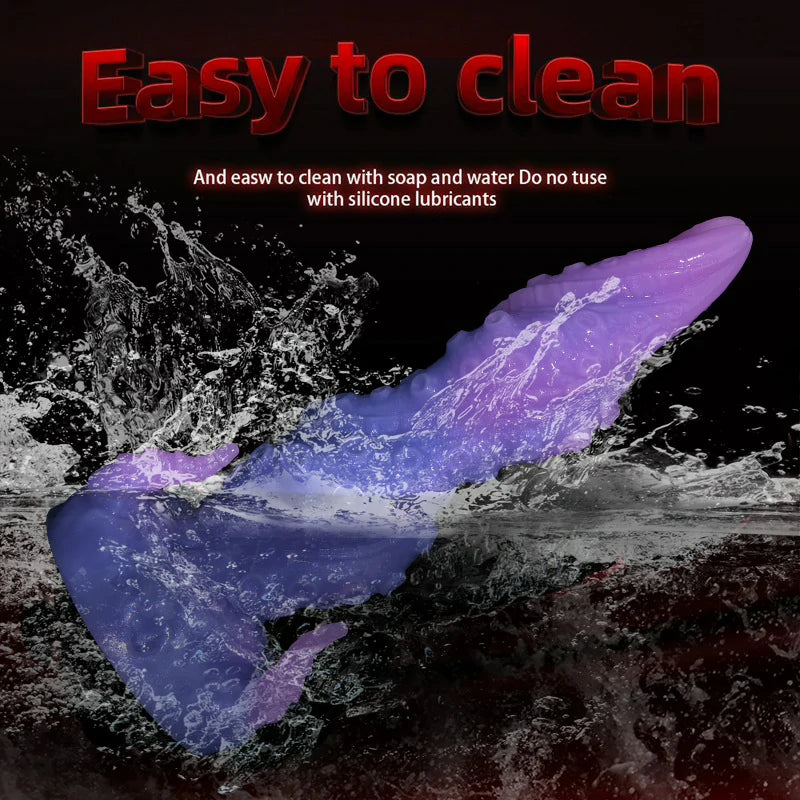 Anesidora Dual-Segmented Tentacle Liquid Silicone Fantasy Dildo