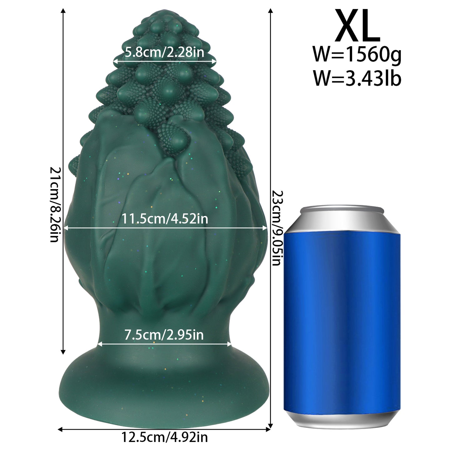 Silicone Cauliflower Anal Plug – Soft Liquid Silicone Expansion Butt Plug