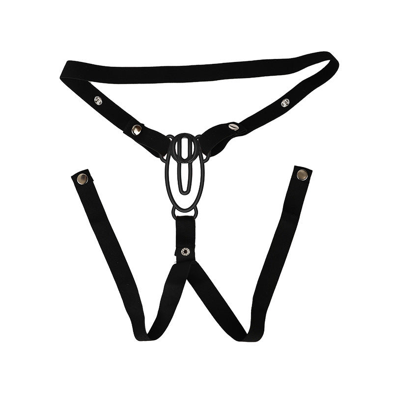 Aura Ultra-Flat Chastity Clip & T-Belt Set