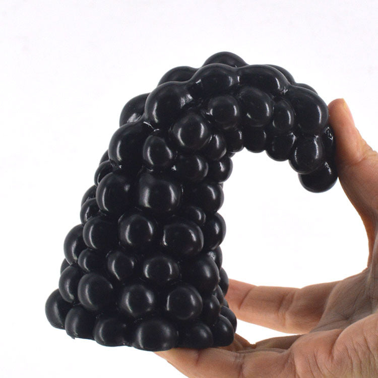 Realistic Grape Cluster Butt Plug and Dual-Use Dildo