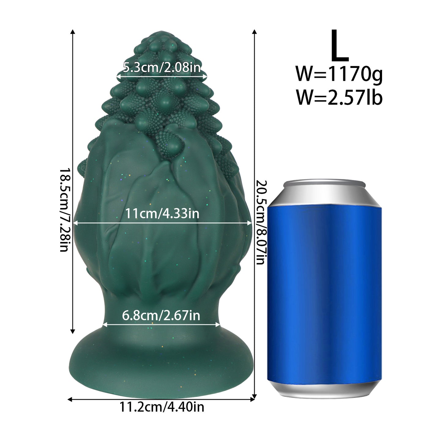 Silicone Cauliflower Anal Plug – Soft Liquid Silicone Expansion Butt Plug
