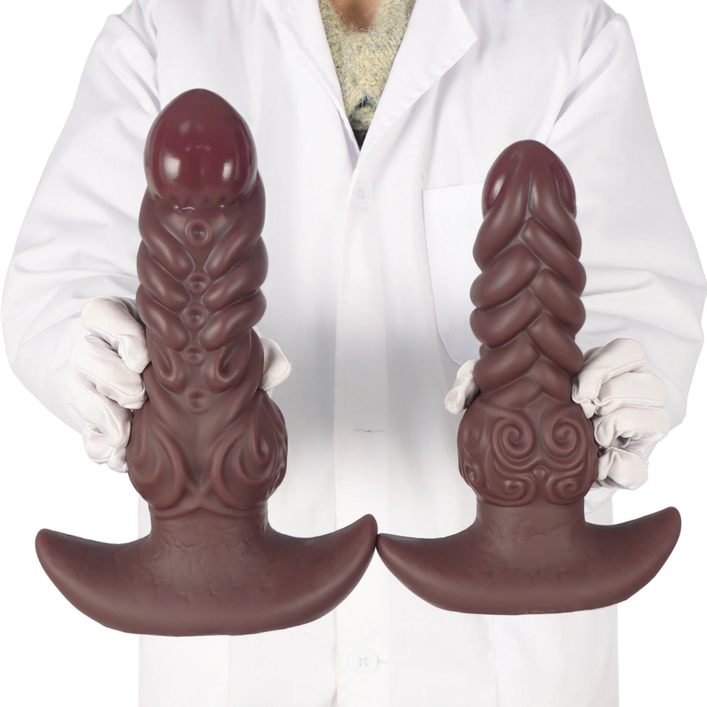 Wearable Dog Liquid Silicone Anal Plug & Dildo