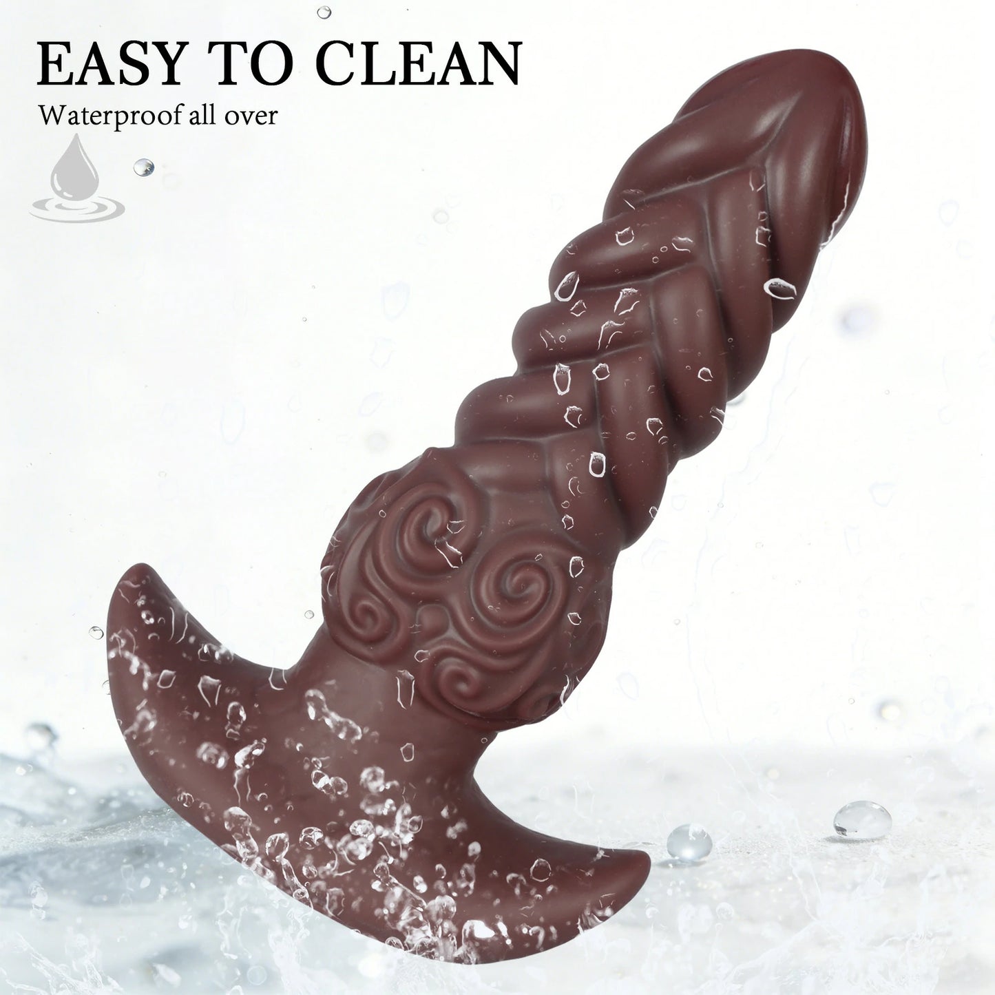 Wearable Dog Liquid Silicone Anal Plug & Dildo