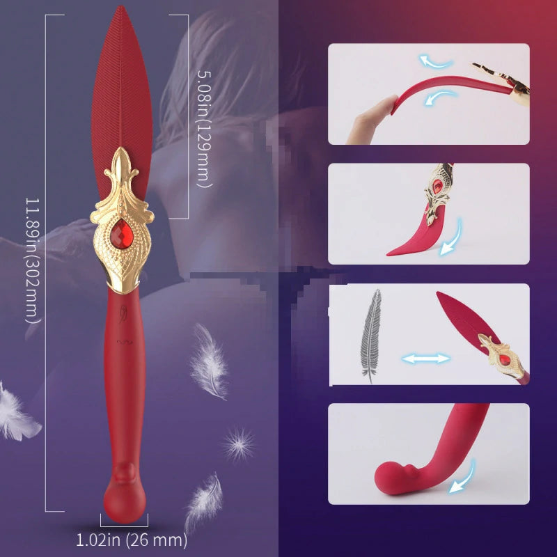 Whisper Wand: G-Spot Vibrator & Spanking Tapping Stimulation