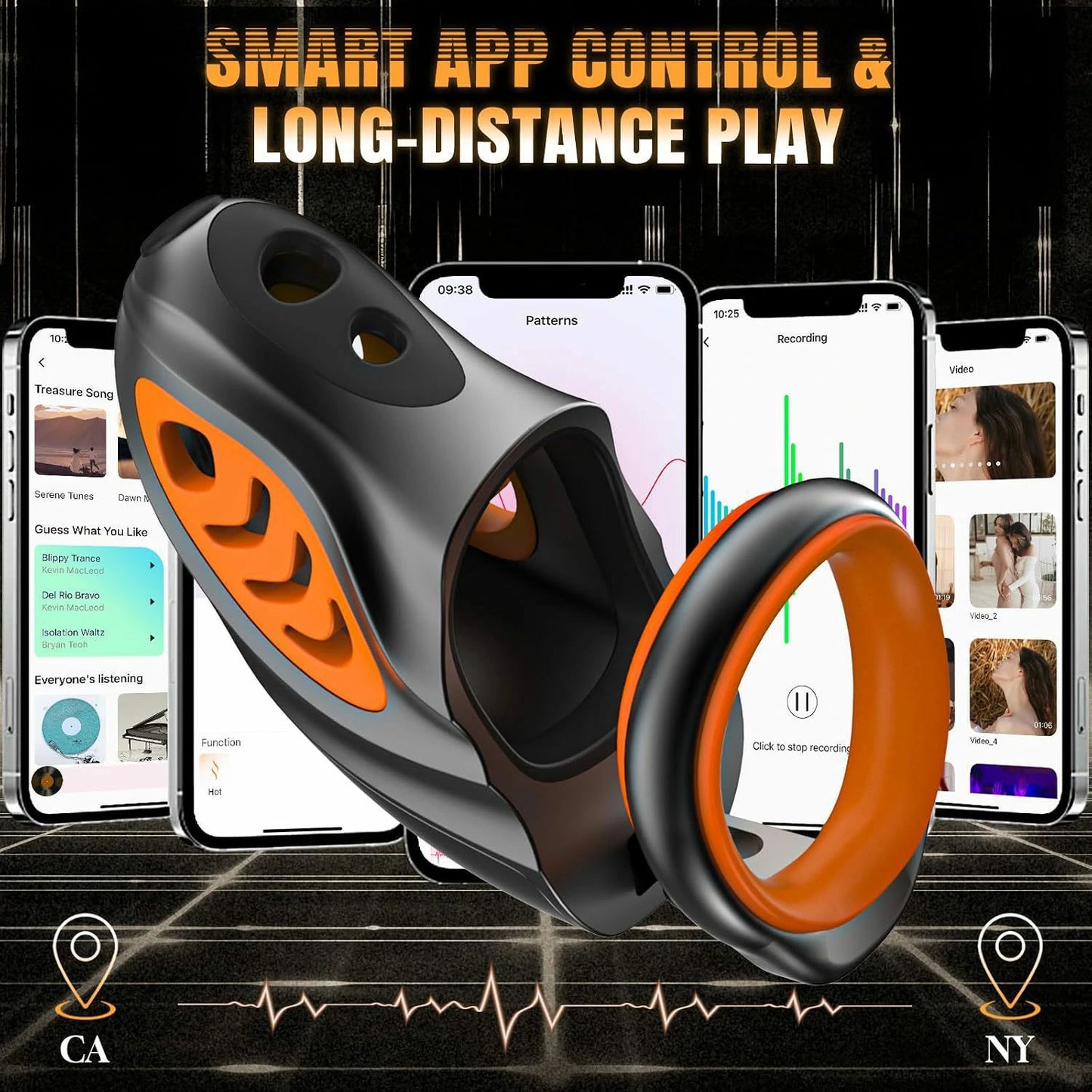 YunXi Smart App-Controlled Electric Chastity Cage