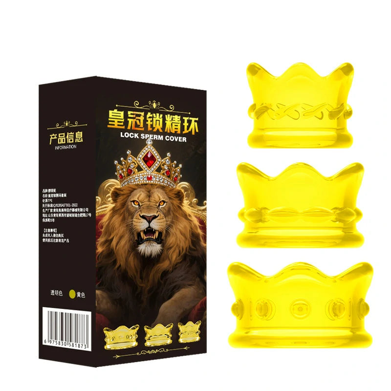 Royal Crown Cock Ring – Crown Design Silicone Penis Ring