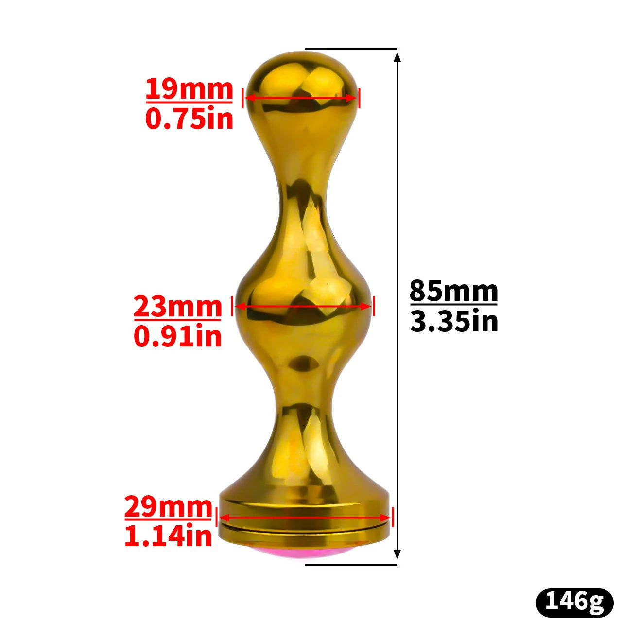 FRRK Metal Seashell Shape Chastity Lock (Optional Ring Sizes)