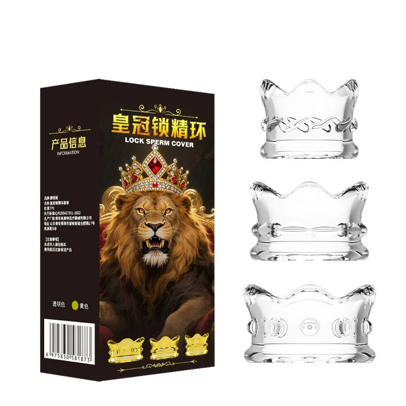 Royal Crown Cock Ring – Crown Design Silicone Penis Ring