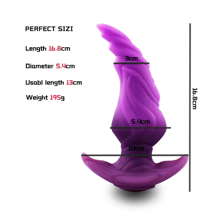 Alien Liquid Silicone Anal Plug