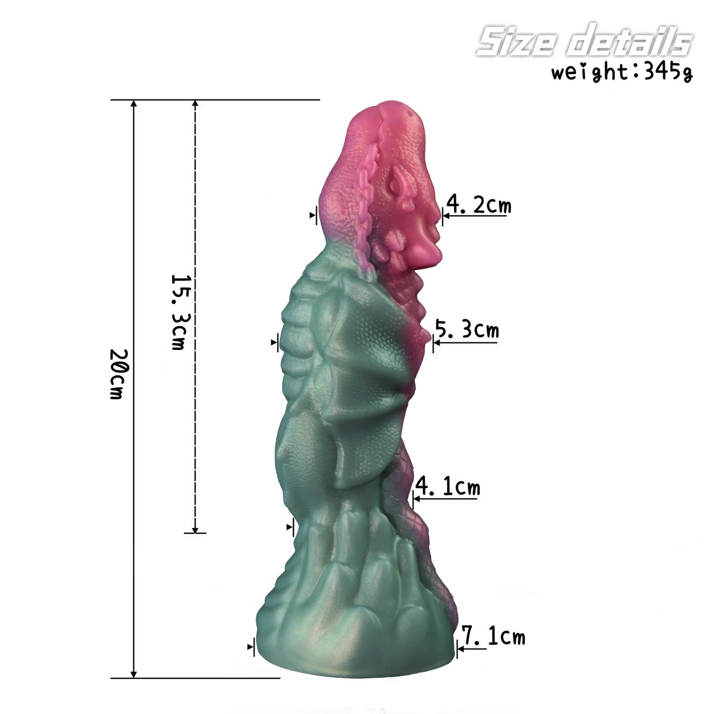 Mythic Dragon Flexible Liquid Silicone Dildo