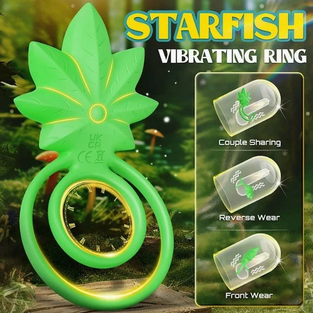 Vibrating Maple Leaf Cock Ring