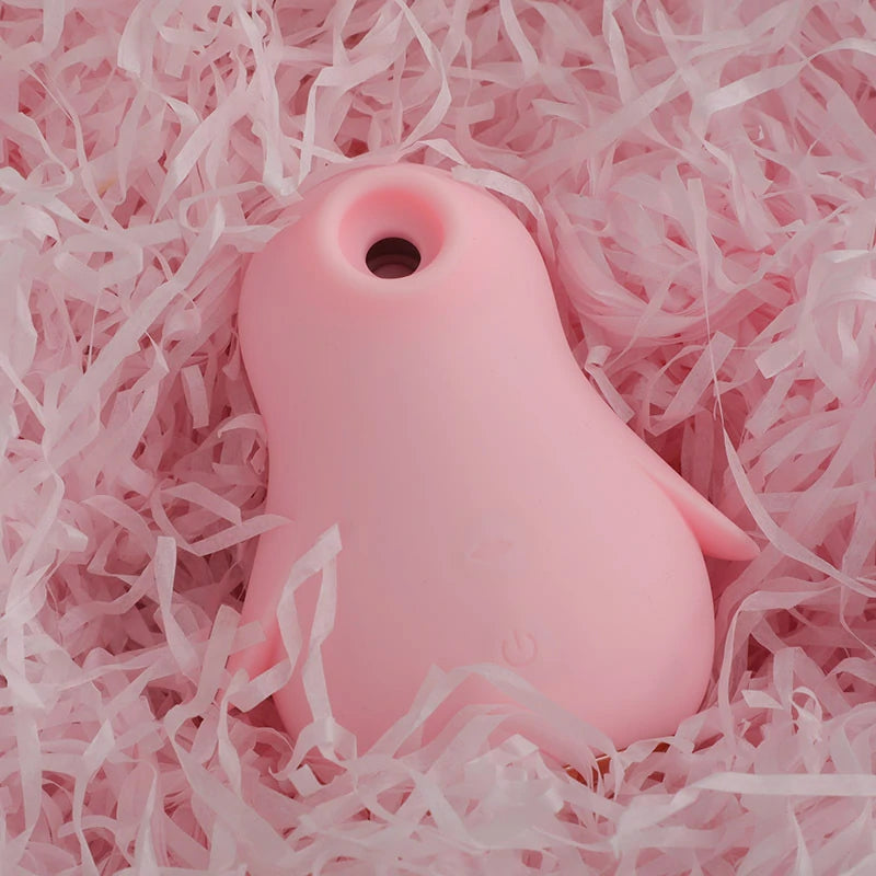 Namiya Pink Penguin Clitoral & Nipple Suction Toy