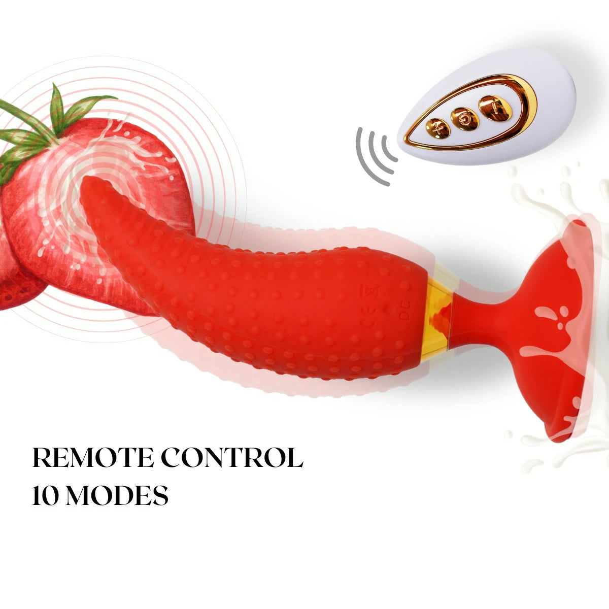 Ruby Tongue App-Controlled G-Spot Vibrator & Anal Plug