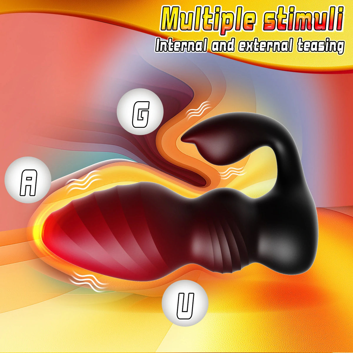 Gourd Tail Vibrating Butt Plug