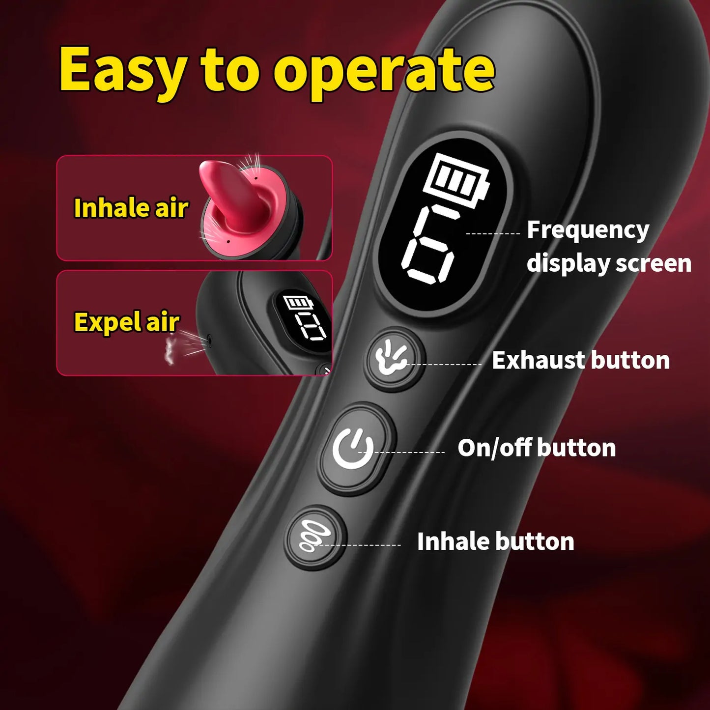 Tongue Licking Nipple Sucker Massager