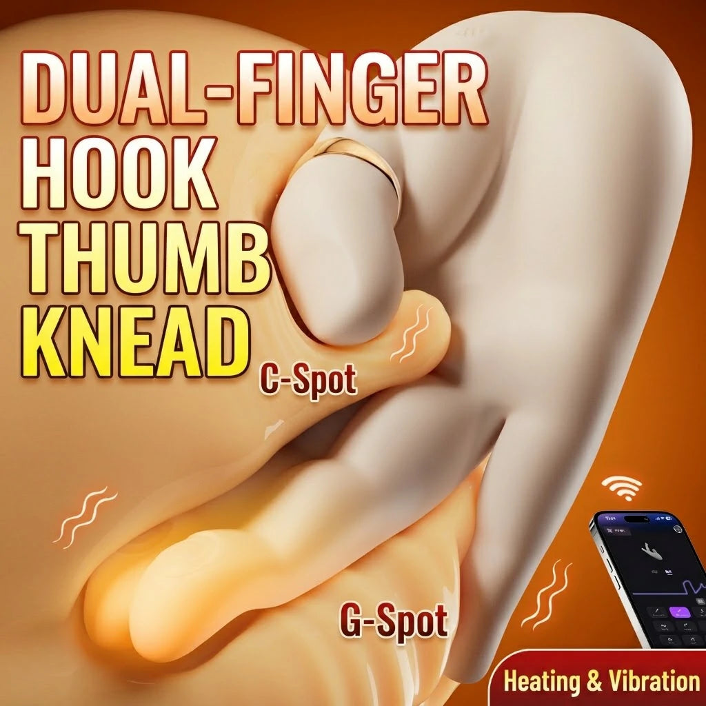 Golden Hand Gen 2: App-Enabled Finger-Tapping G-Spot Massager