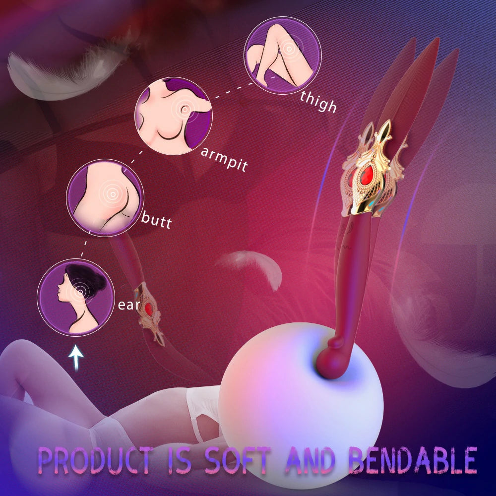 Whisper Wand: G-Spot Vibrator & Spanking Tapping Stimulation