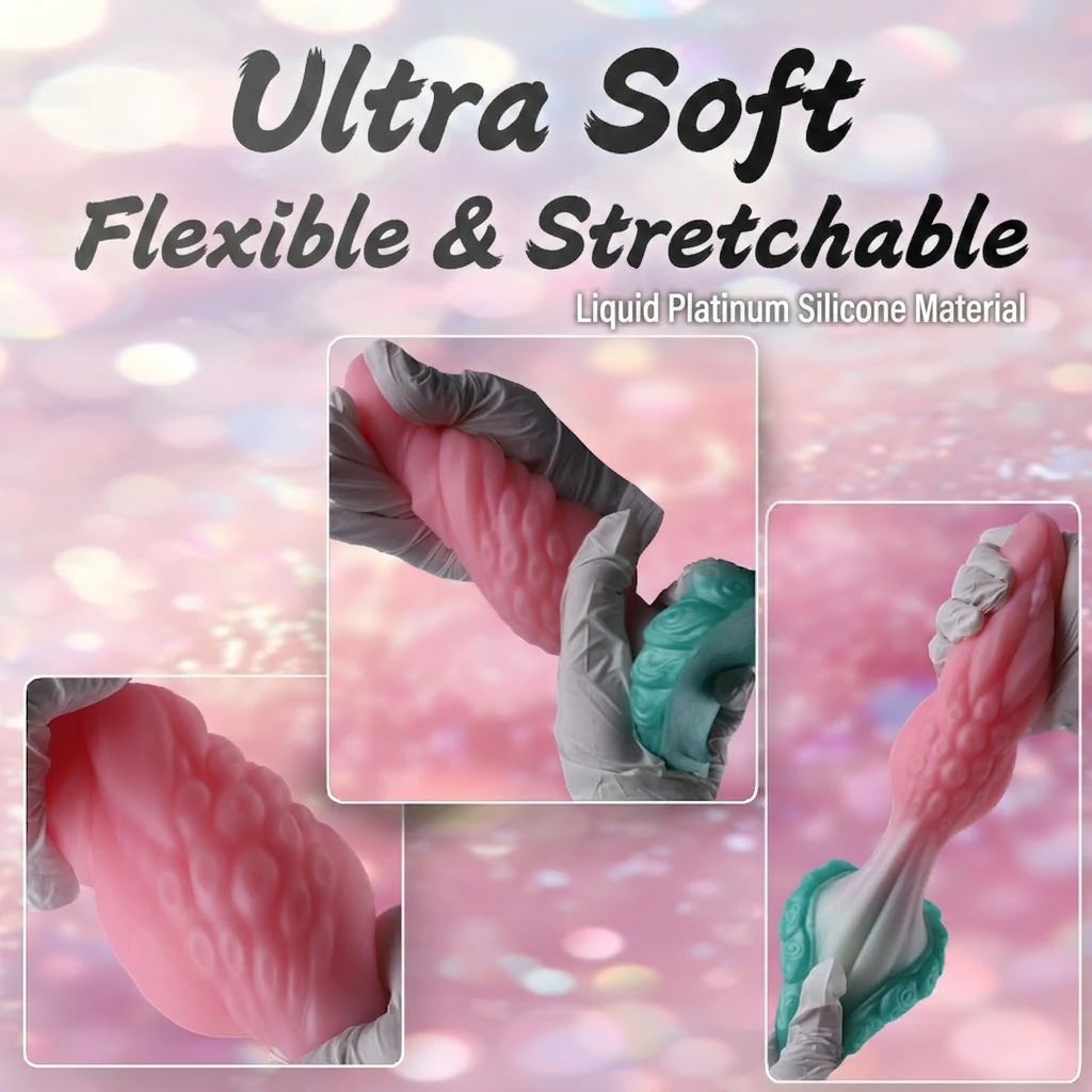 Rooster Ridge Liquid Silicone Fantasy Dildo