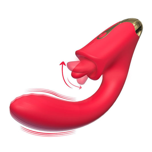 Thrusting G-Spot Suction Vibrator Wand